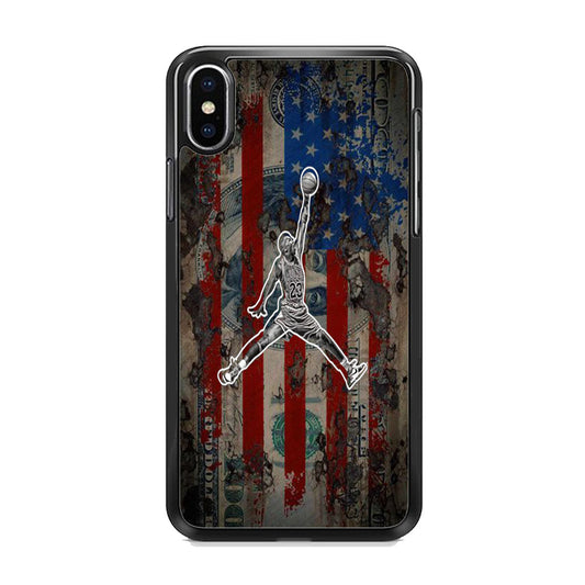 Jordan Flag Art Money iPhone X Case