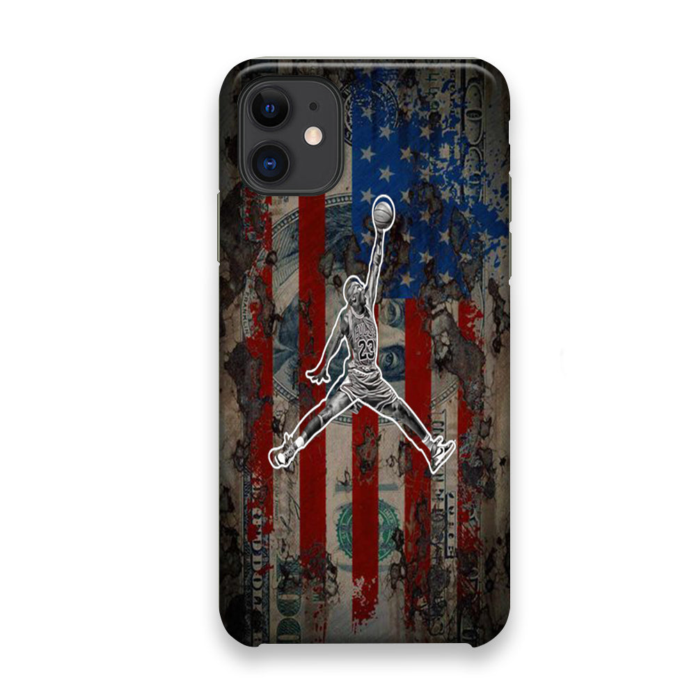 Jordan Flag Art Money iPhone 11 Case