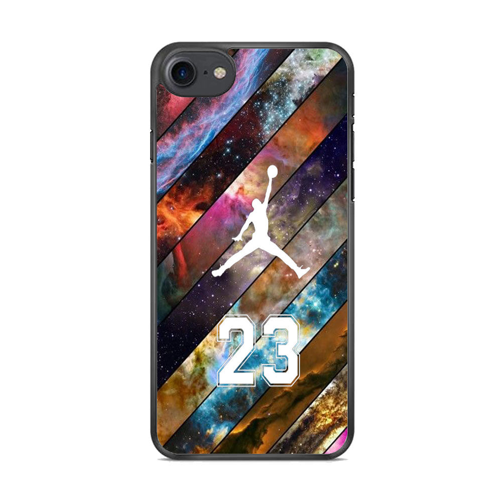 Jordan Galaxy Stripe Spoted iPhone 8 Case