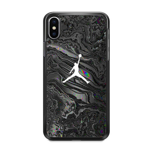 Jordan Metalic Logo iPhone X Case