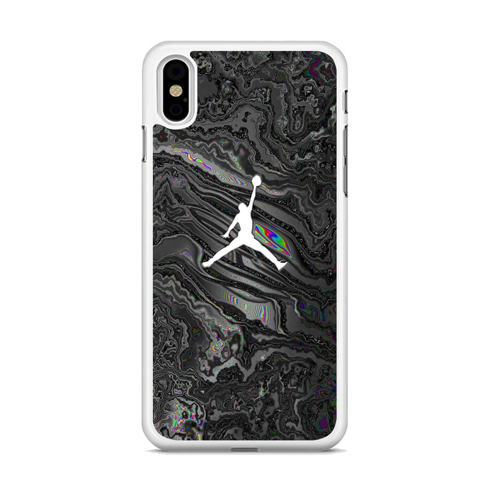 Jordan Metalic Logo iPhone X Case