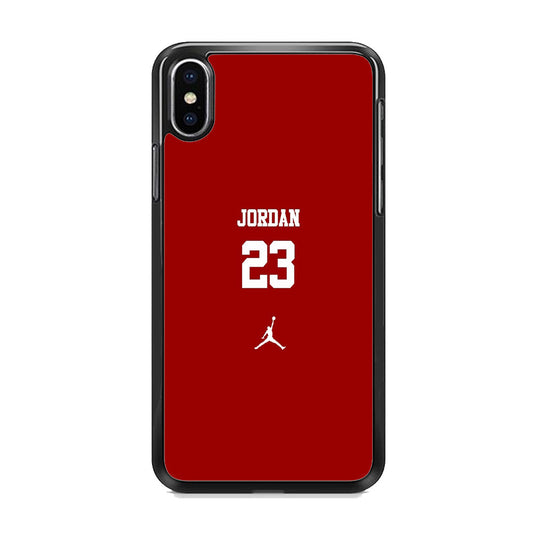 Jordan Red 23 iPhone Xs Case