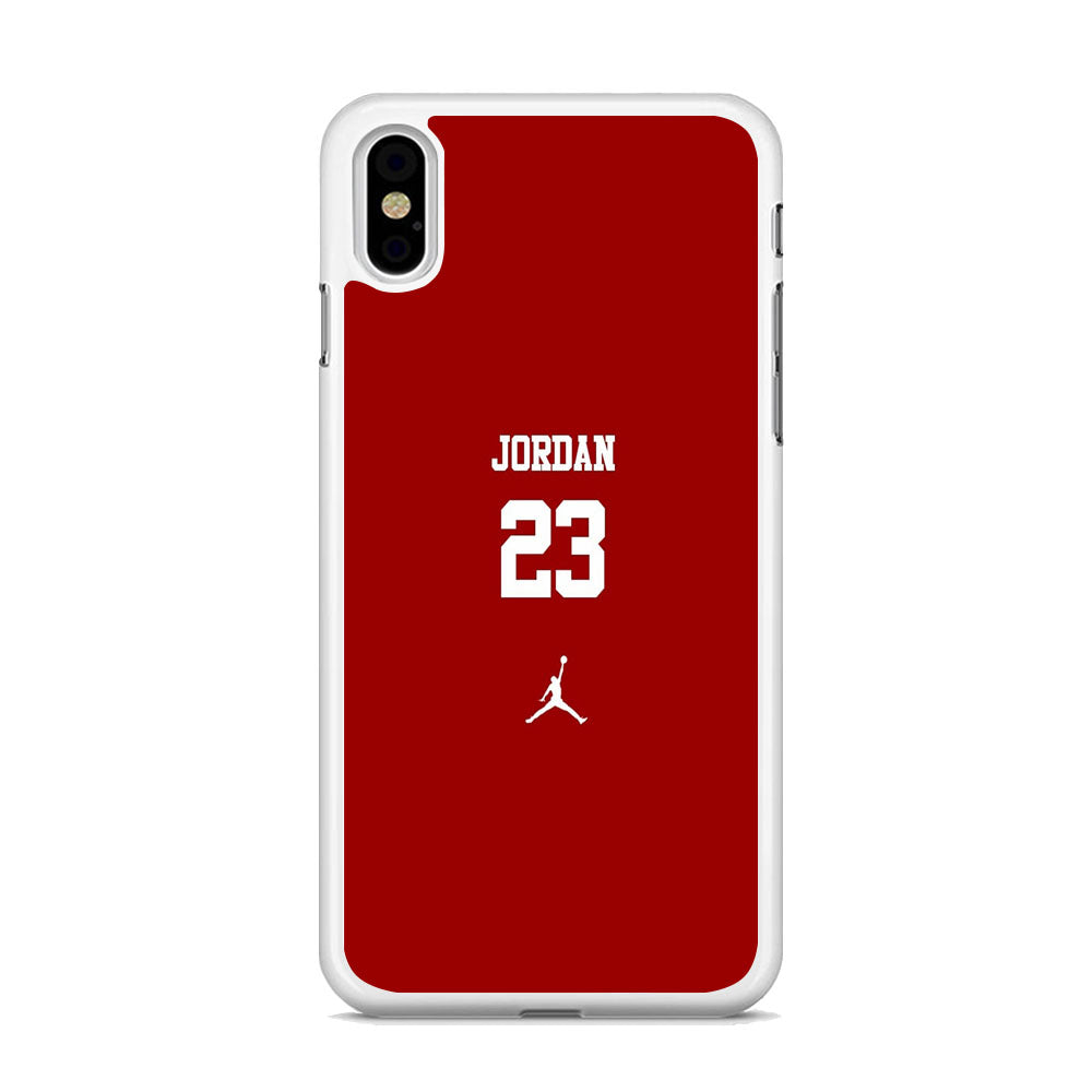 Jordan Red 23 iPhone Xs Case