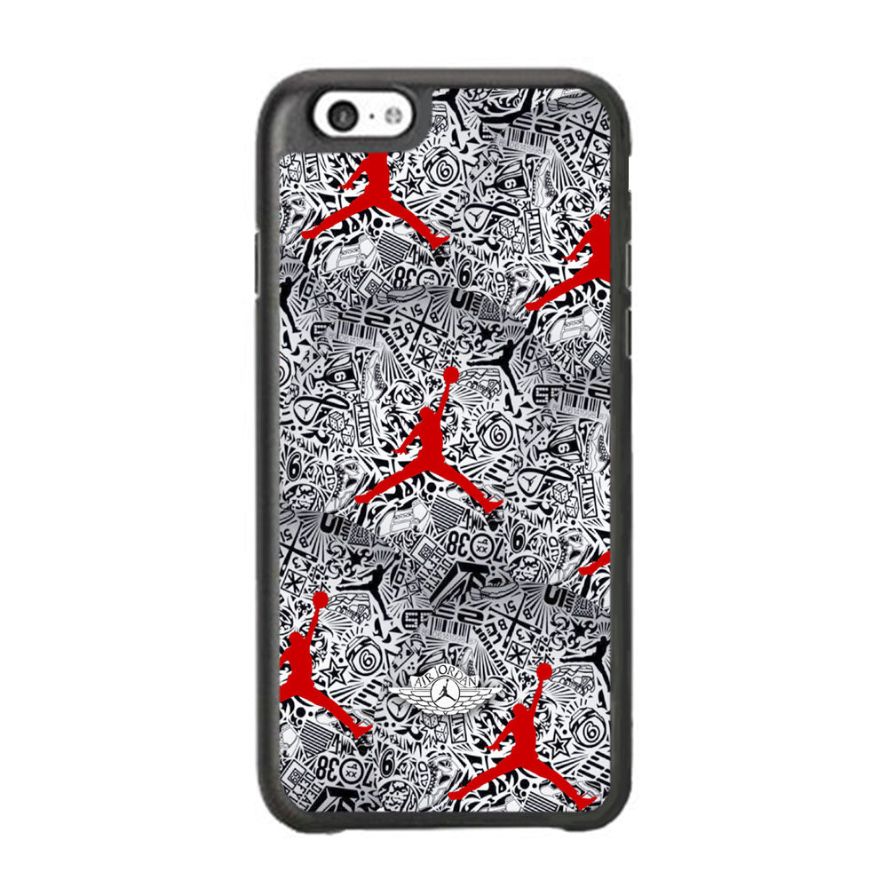 Jordan Red Abstract iPhone 6 | 6s Case