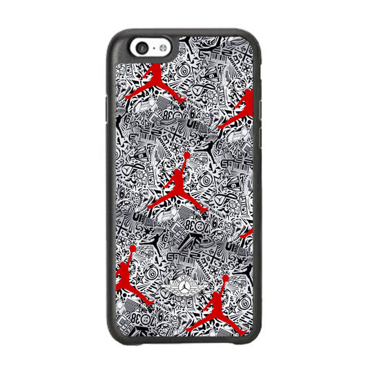 Jordan Red Abstract iPhone 6 | 6s Case