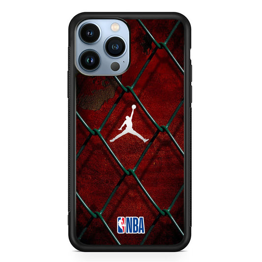 Jordan Red Fence iPhone 13 Pro Case