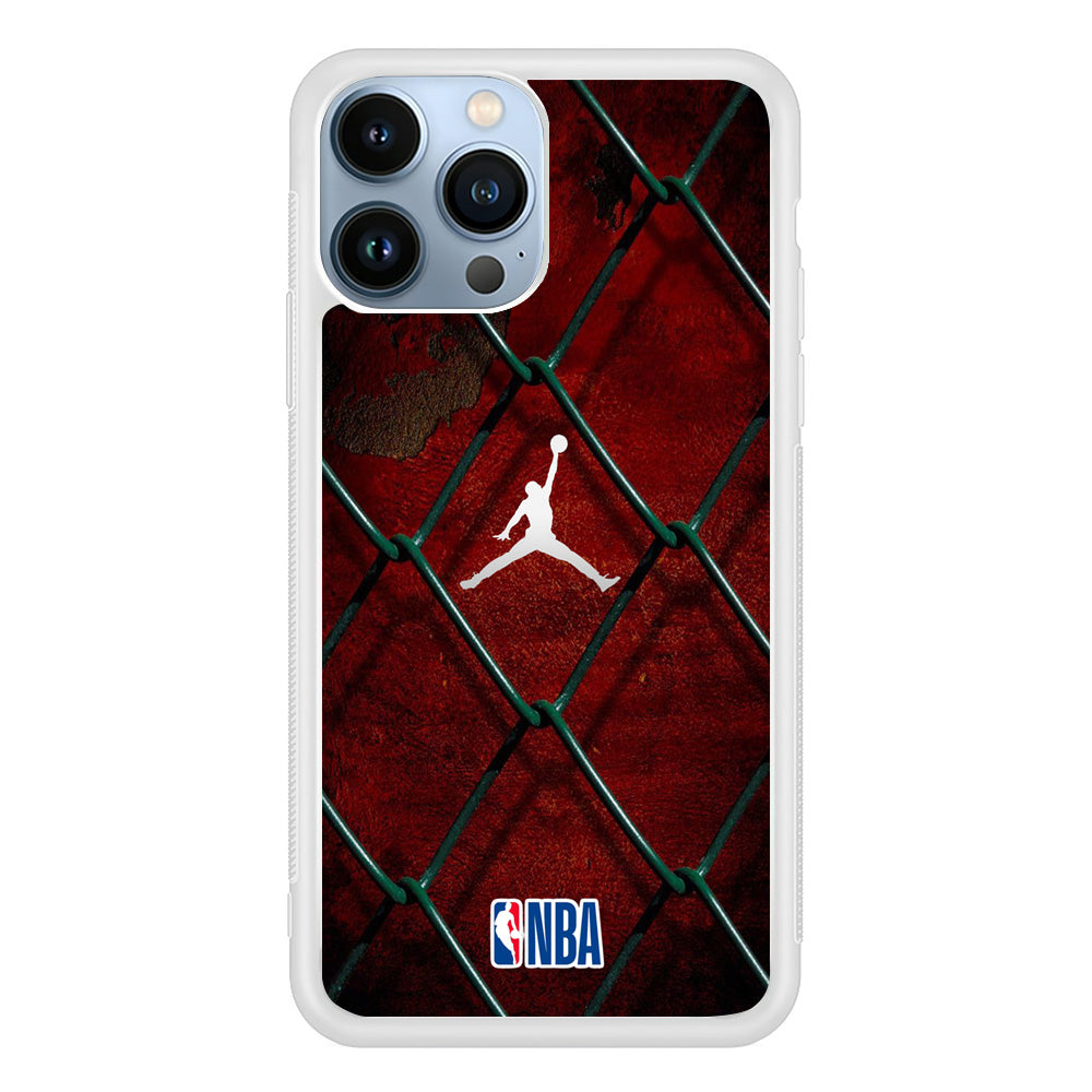 Jordan Red Fence iPhone 13 Pro Max Case