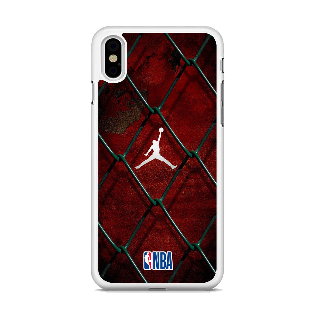 Jordan Red Fence iPhone X Case