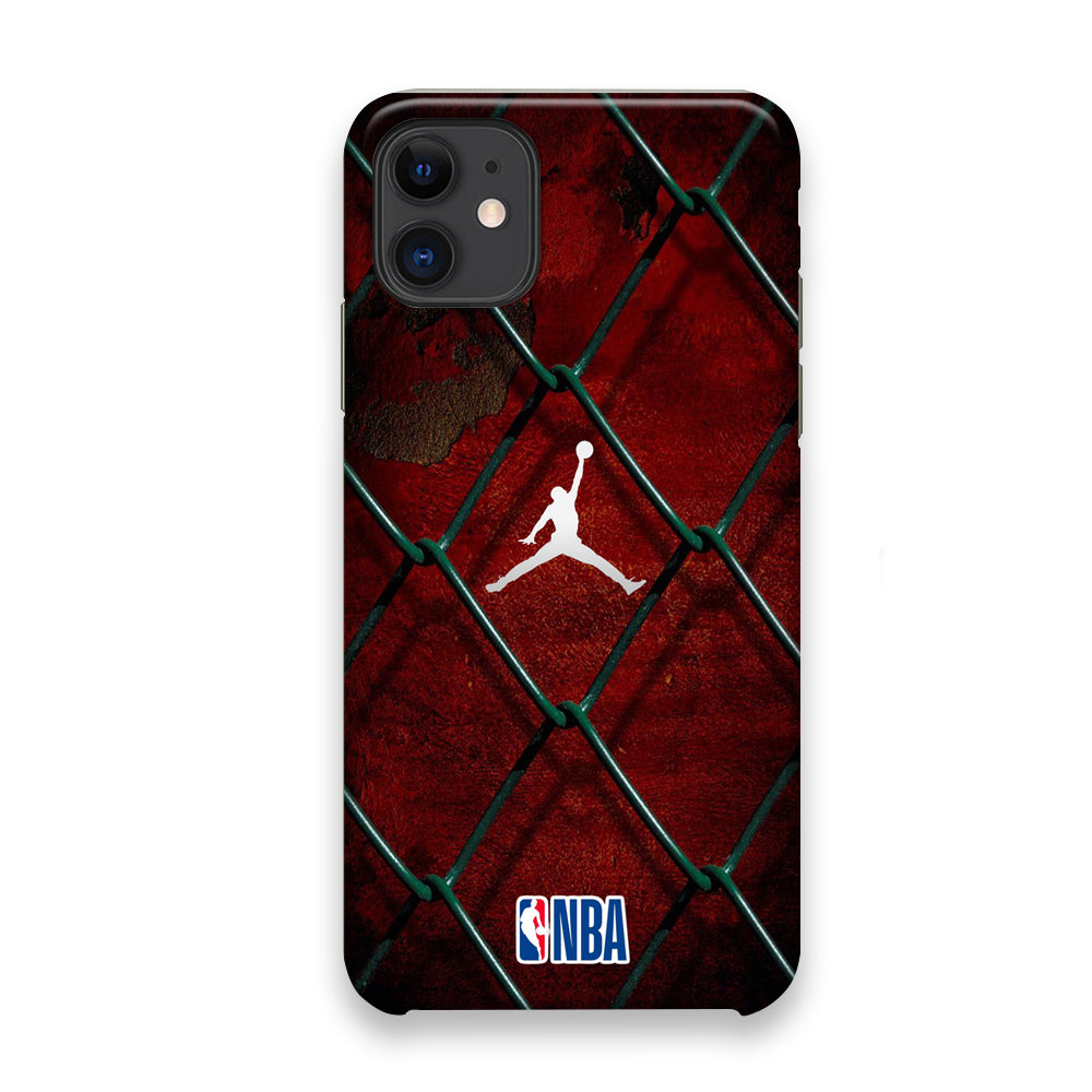 Jordan Red Fence iPhone 11 Case