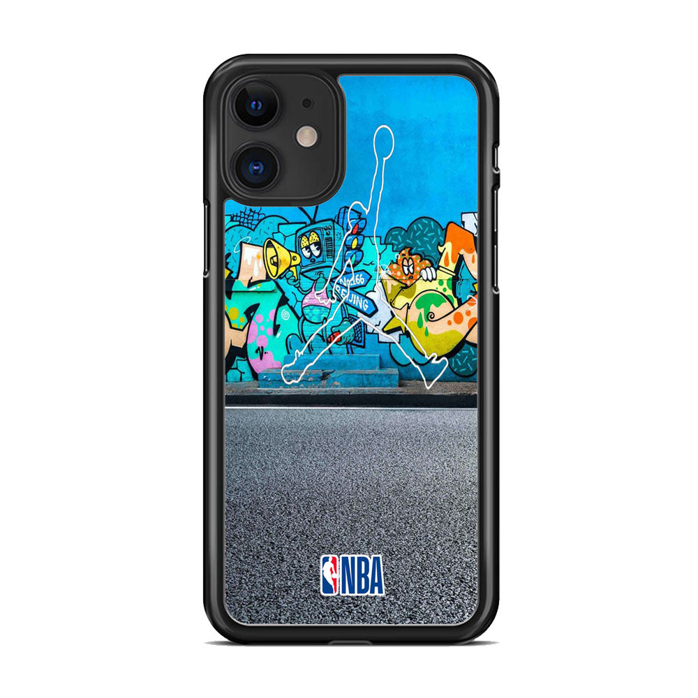Jordan Street Paint NBA iPhone 11 Case