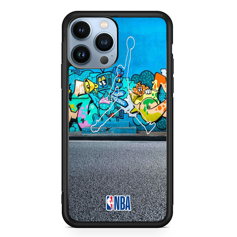 Jordan Street Paint NBA iPhone 13 Pro Max Case
