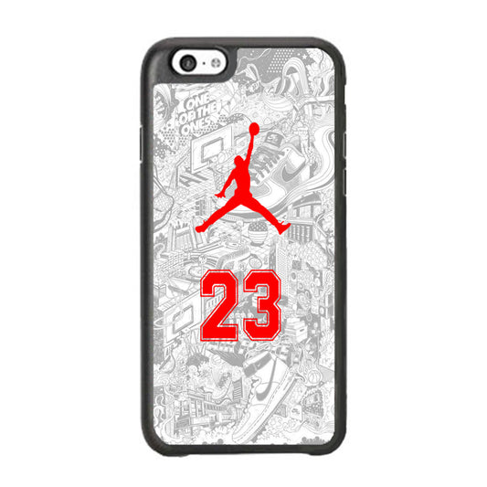 Jordan Town Classic White Basketball iPhone 6 Plus | 6s Plus Case