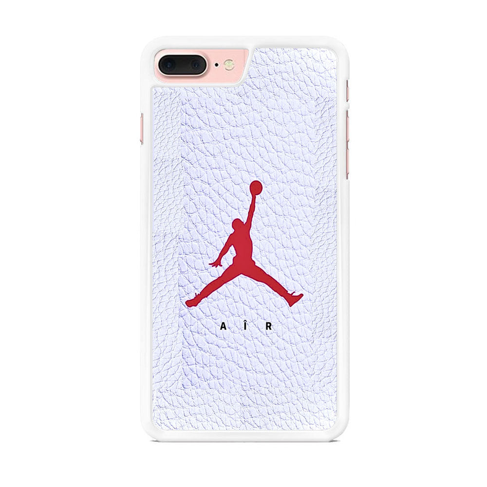 Jordan White Leather Style iPhone 7 Plus Case