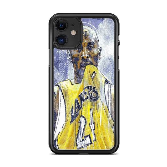 Kobe Bryant Legend Painting iPhone 11 Case