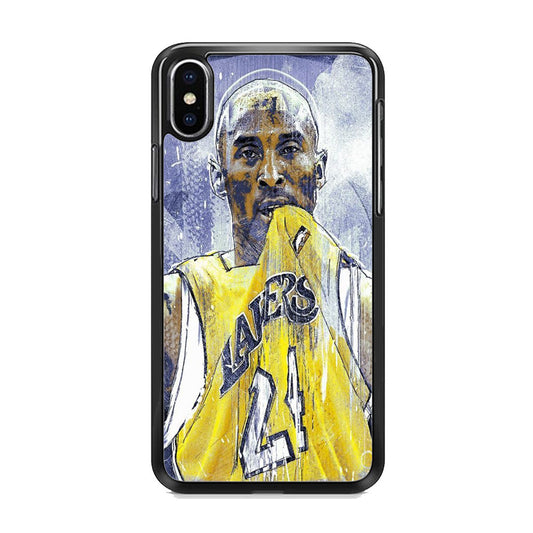 Kobe Bryant Legend Painting iPhone Xs Case