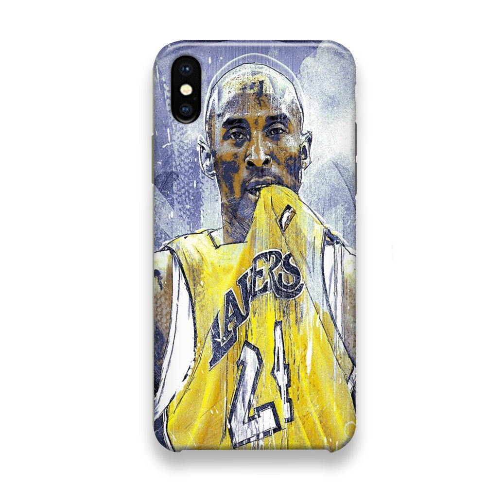 Kobe Bryant Legend Painting iPhone Xs Case