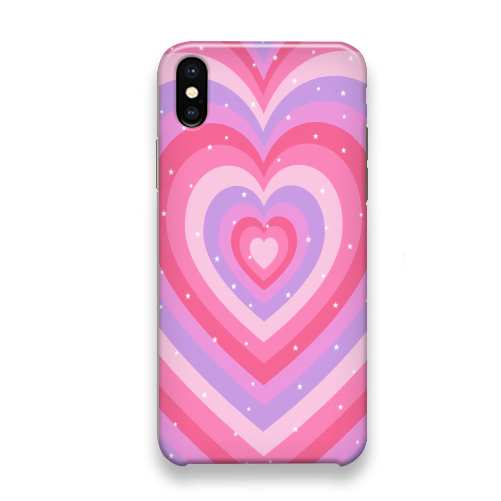 Love Wave Pink iPhone Xs Case