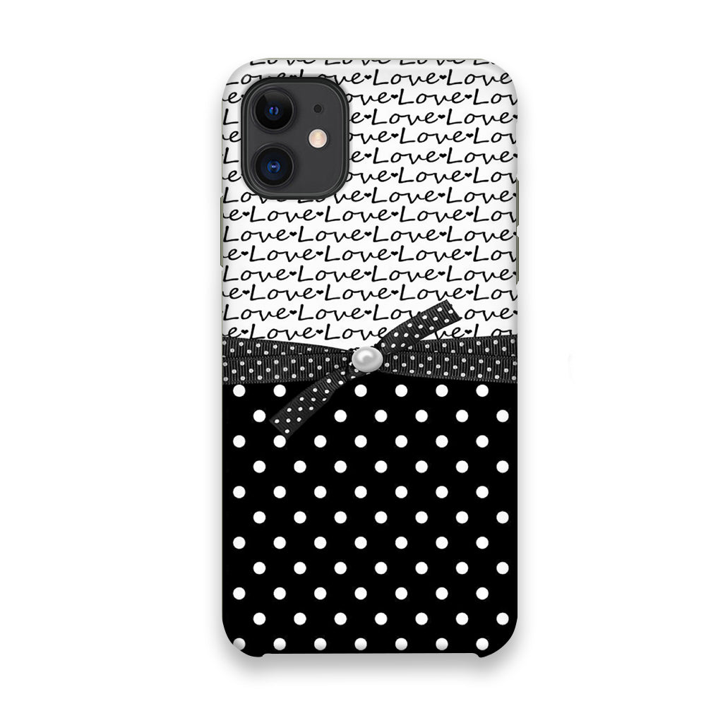 Love in Word iPhone 11 Case