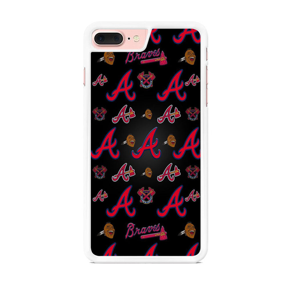 MLB Braves Black Wall iPhone 7 Plus Case