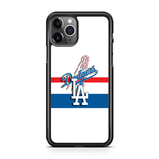 MLB Los Angeles Dodgers White Jersey iPhone 11 Pro Case