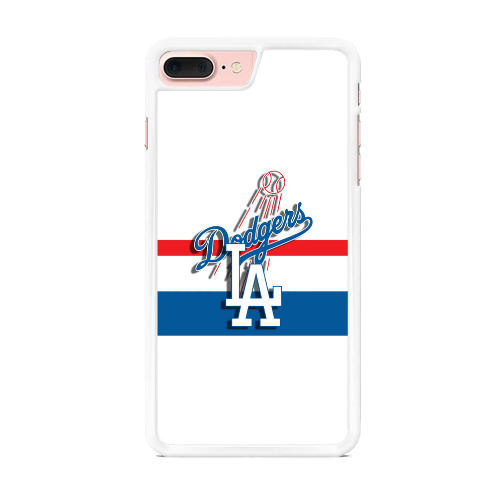 MLB Los Angeles Dodgers White Jersey iPhone 7 Plus Case
