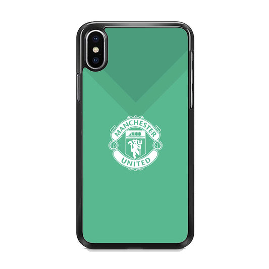 Manchester United Green Crown iPhone Xs Case