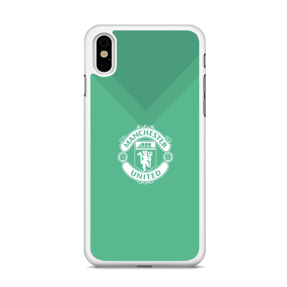 Manchester United Green Crown iPhone Xs Case