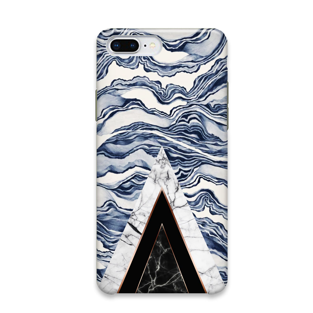 Marble Chevron Wave Sea iPhone 7 Plus Case