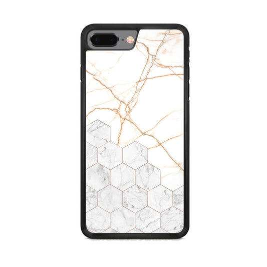 Marble Hexagon Link iPhone 7 Plus Case