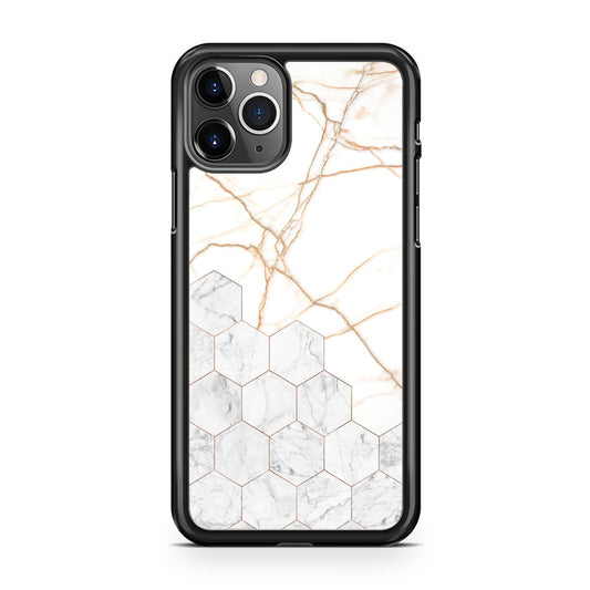 Marble Hexagon Link iPhone 11 Pro Case