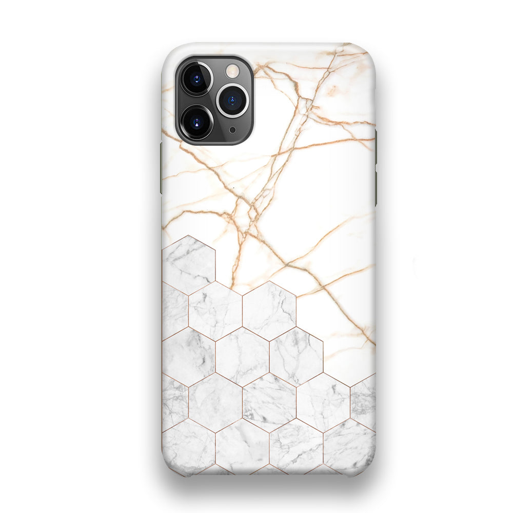 Marble Hexagon Link iPhone 11 Pro Case
