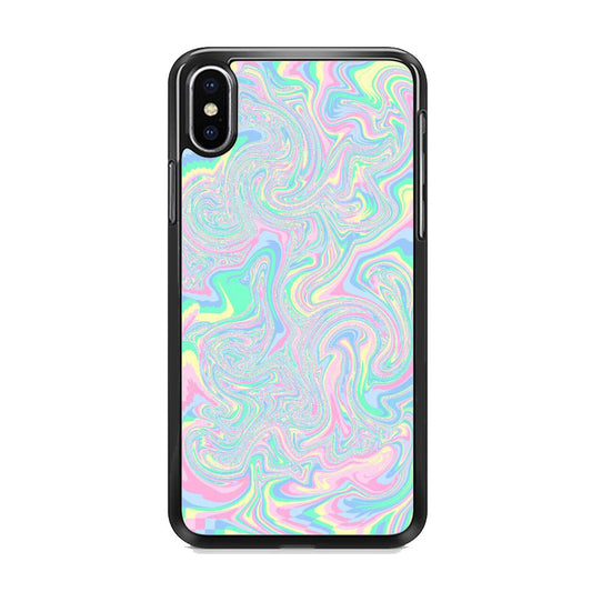 Marble Rainbow Vision iPhone Xs Case