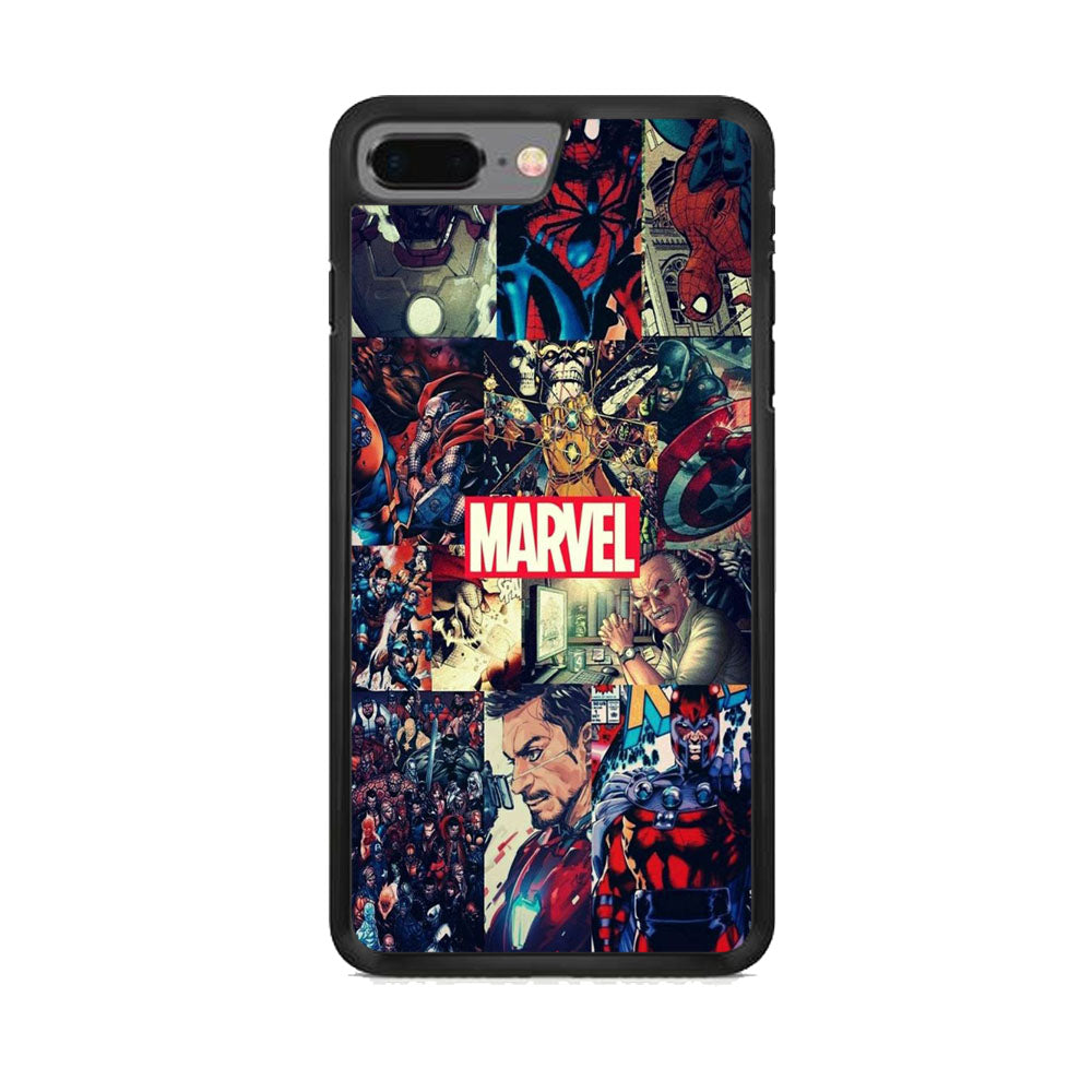 Marvel Comic Frame All Character iPhone 7 Plus Case