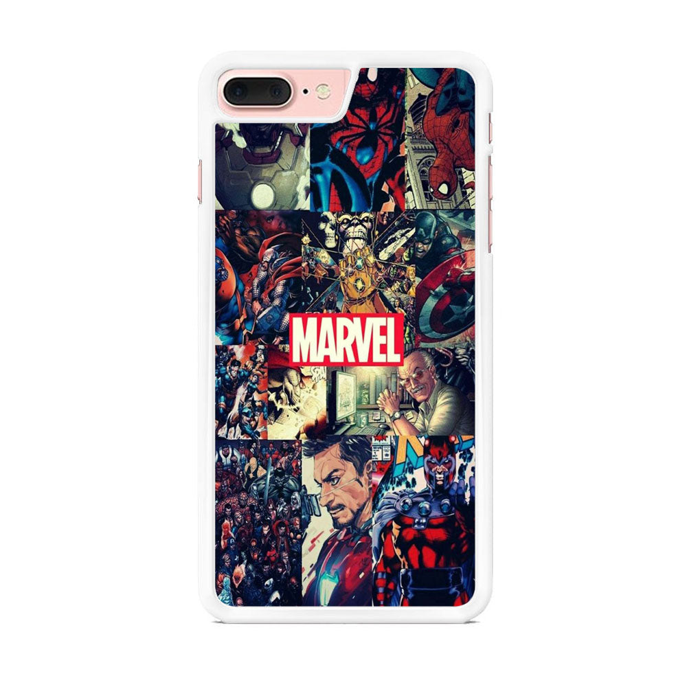 Marvel Comic Frame All Character iPhone 7 Plus Case