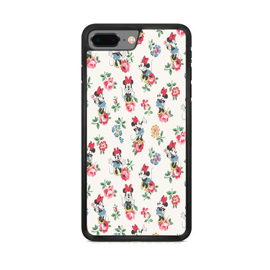 Mickey Mouse Flower Background iPhone 7 Plus Case