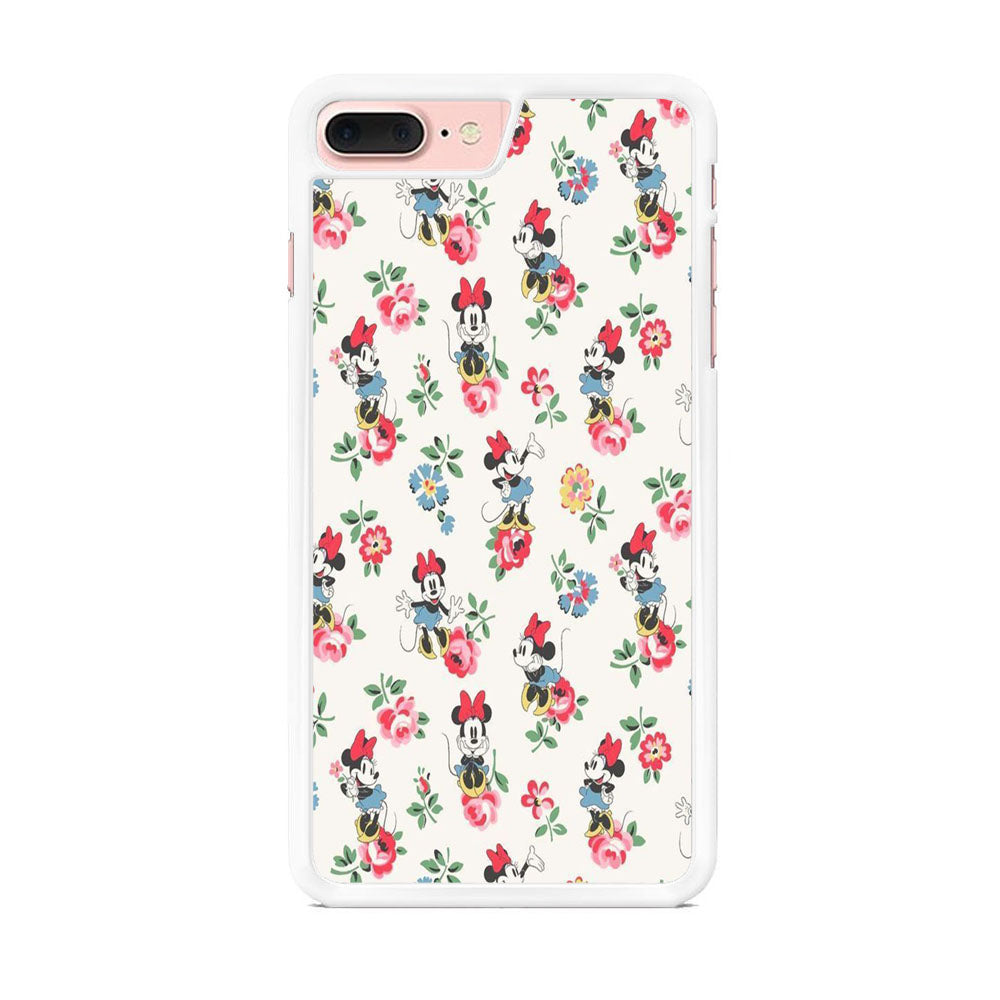 Mickey Mouse Flower Background iPhone 7 Plus Case