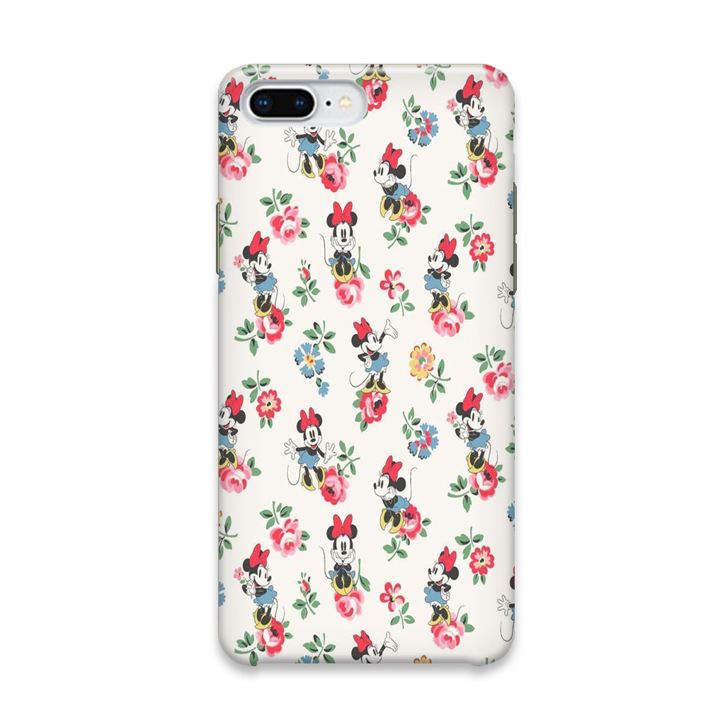 Mickey Mouse Flower Background iPhone 7 Plus Case