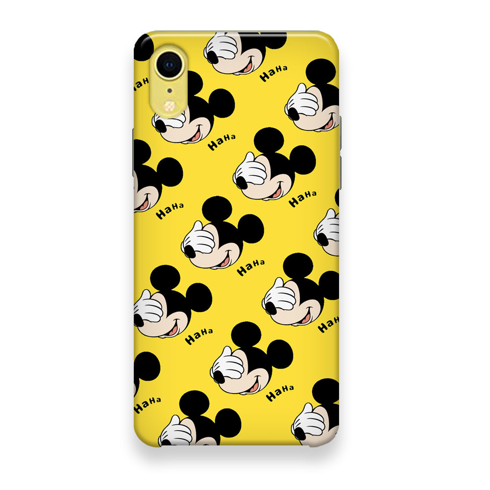 Mickey Mouse Hide From You iPhone XR Case - milcasestore