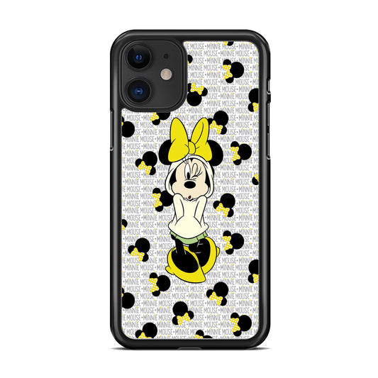 Mickey Mouse Minnie in Hoodie iPhone 11 Case