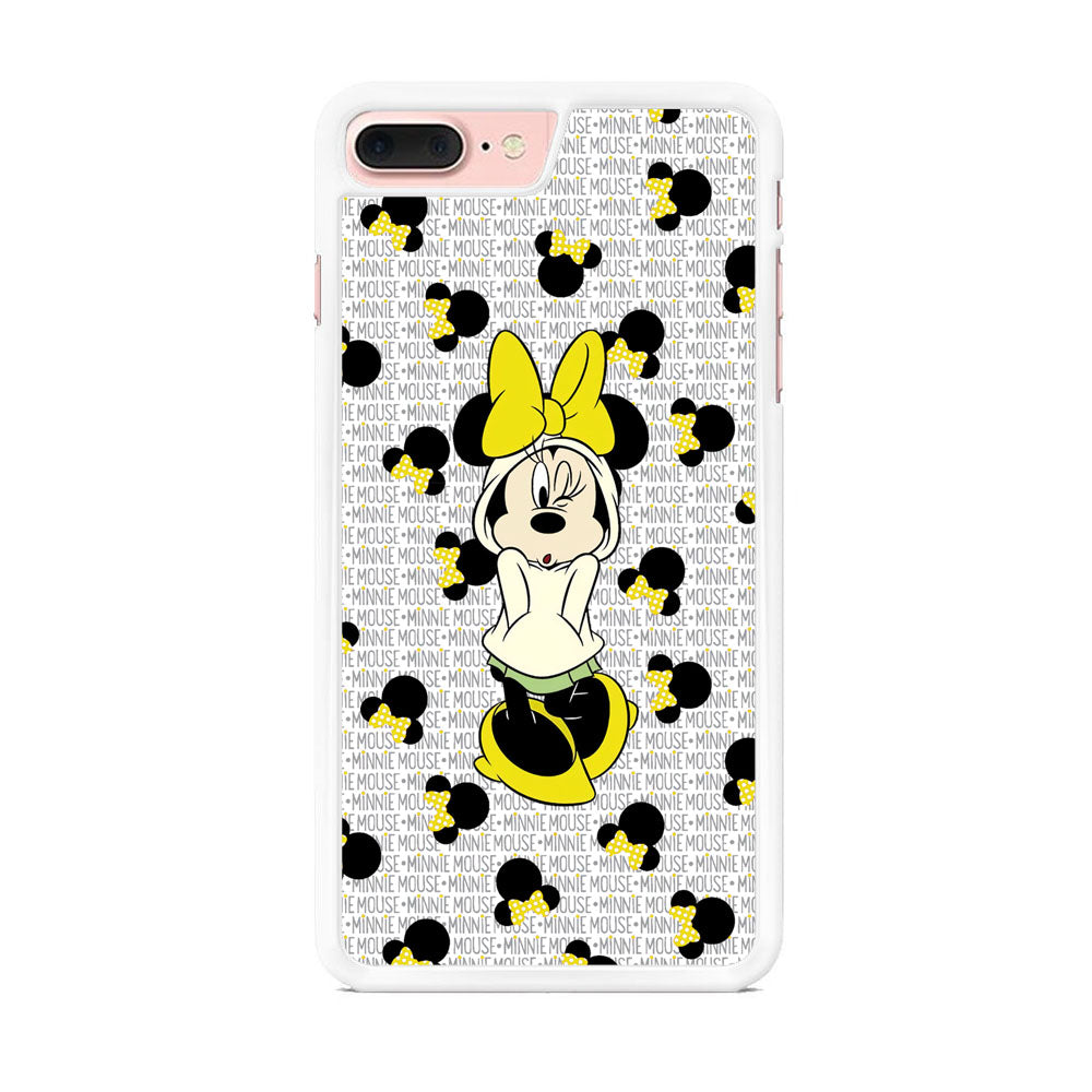 Mickey Mouse Minnie in Hoodie iPhone 7 Plus Case