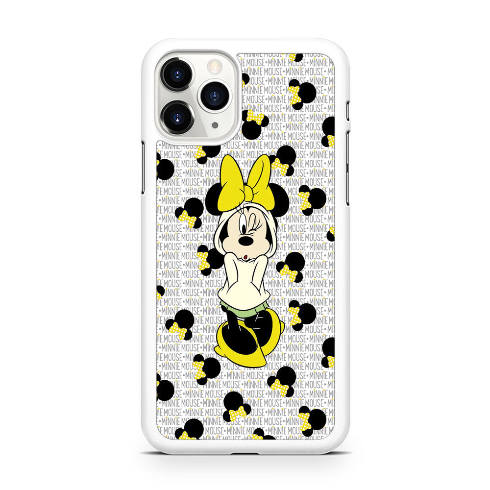 Mickey Mouse Minnie in Hoodie iPhone 11 Pro Case