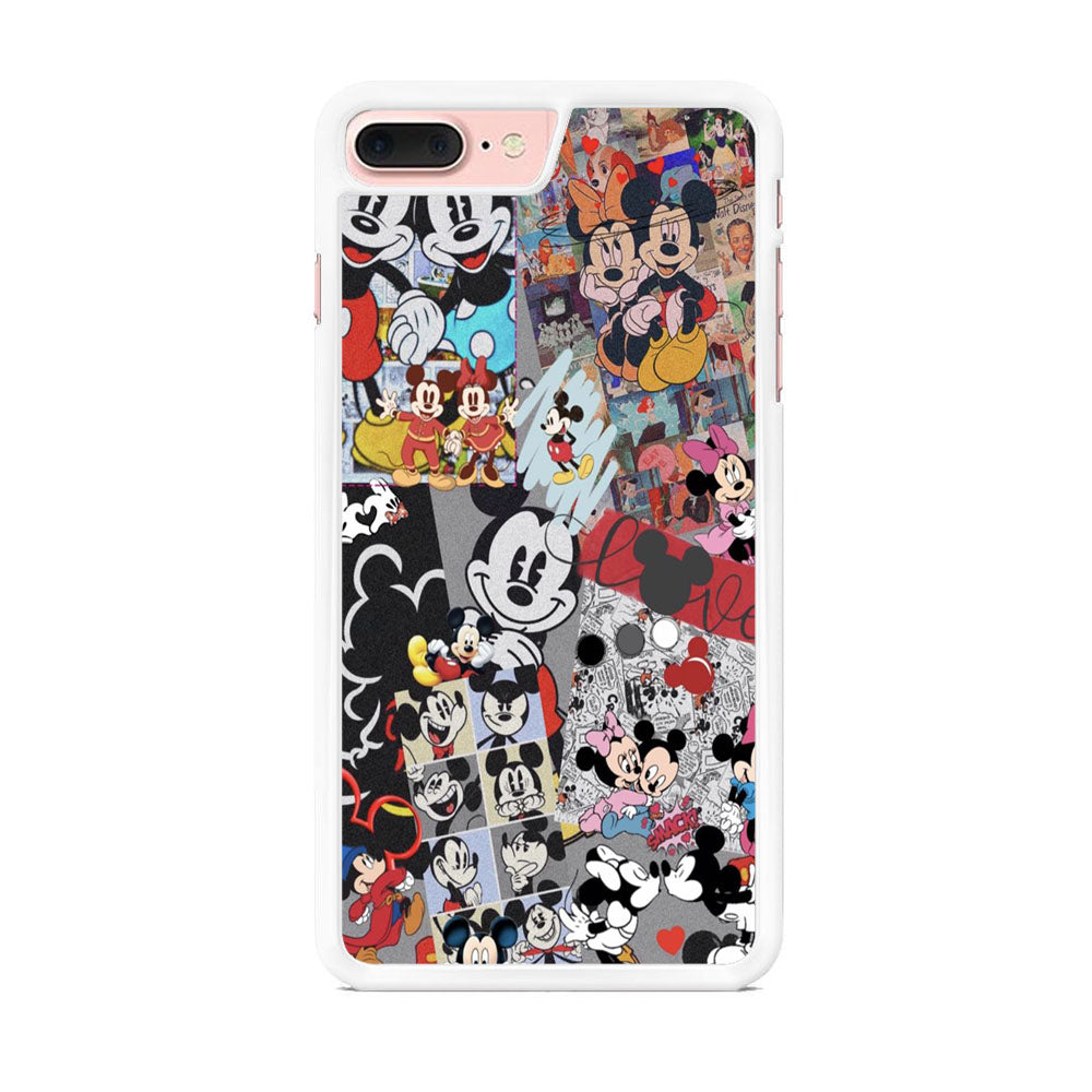 Mickey Mouse Plaid Wall iPhone 7 Plus Case