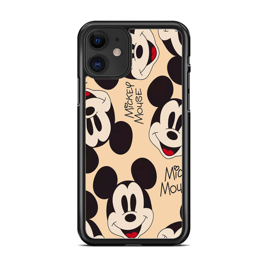 Mickey Mouse Smile Show Off iPhone 11 Case