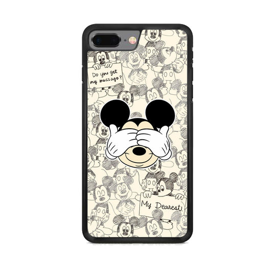 Mickey White Cute iPhone 7 Plus Case