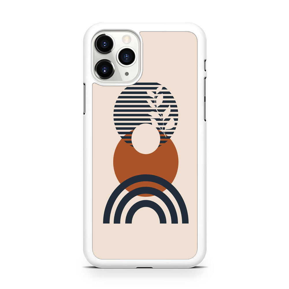 Modern Shapes Foliage Silhouette iPhone 11 Pro Case