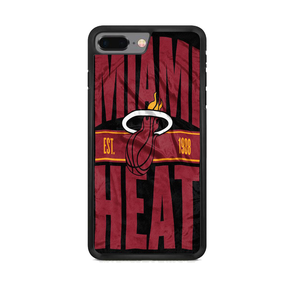 NBA Flag Banner Miami Heat 1988 iPhone 7 Plus Case