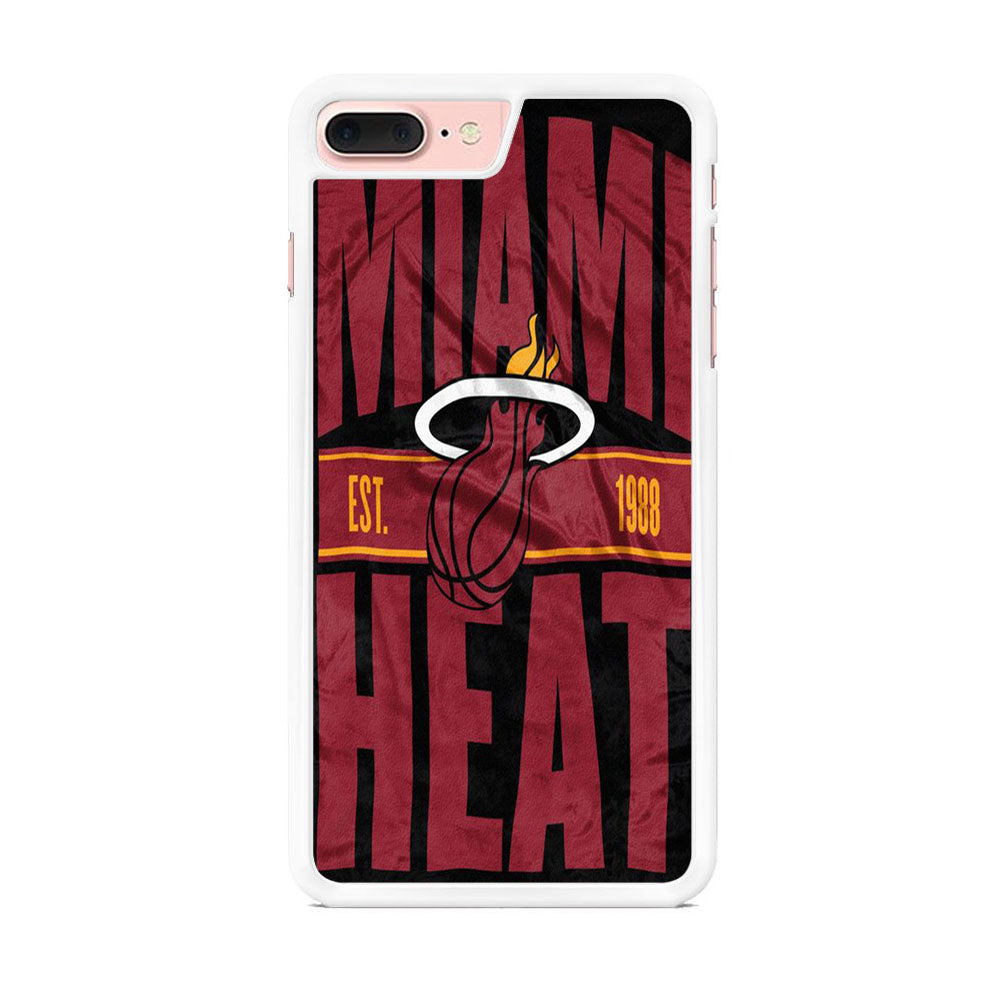 NBA Flag Banner Miami Heat 1988 iPhone 7 Plus Case