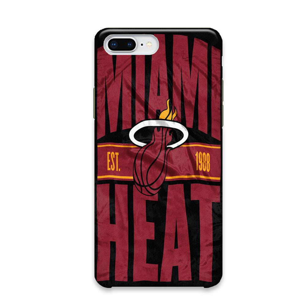 NBA Flag Banner Miami Heat 1988 iPhone 7 Plus Case