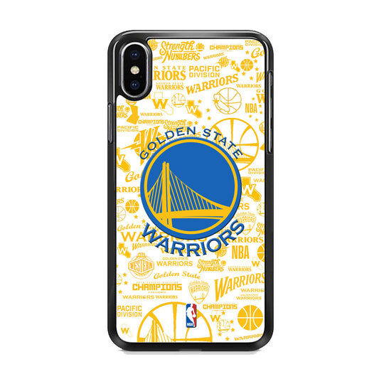 NBA Golden State Collage of Supremation iPhone Xs Case