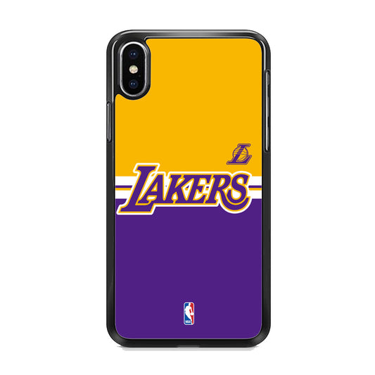 NBA LA Lakers Home iPhone Xs Case